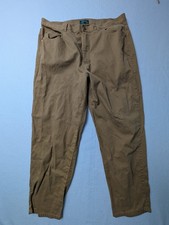 VTG Ralph Lauren Pants Womens 18W Tan Straight 100 Cotton Chino Y2K Hong Kong