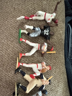 #ad 88 89 MLB Starting Lineup 7 Figures amp; 2 NFL Figures Vintage $60.00