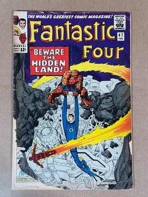 Fantastic Four #47 (Marvel Comics 1966) 1st App of Maximus. Low grade. See pics