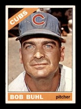 1966 Topps #185 Bob Buhl  VG/VGEX X3073587