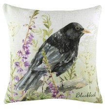 Evans Lichfield Blackbird Printed Cushions