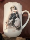 1981 Vintage Norman Rockwell  "The Music Maker ” Coffee Tea Mug Cup Gold trimmed — photo 1