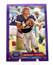 2023 Topps Composite #46 Jim Kelly Topps Chrome Purple Refractor #/275
