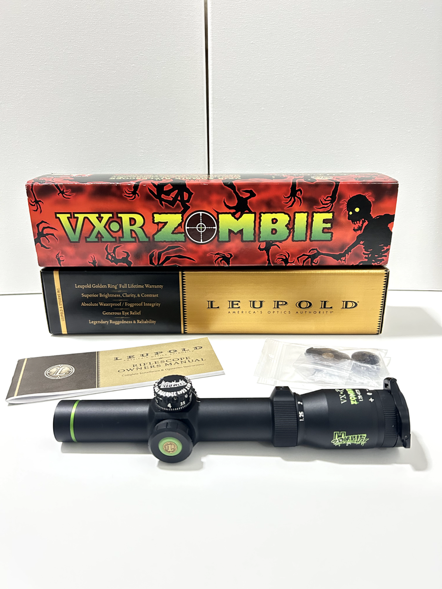 Leupold Custom Zombie model 1.25x4x20 Illuminated green dot rifle