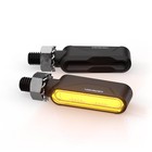 LED Blinker HIGHSIDER Pro Esagano-RS, Schwarz, Getönt, E-geprüft