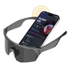 Sports Smart Glasses, Running Sunglasses for Women & Men, YJ006-siliver