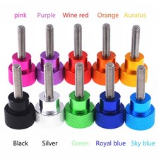 6-32 UNC Knurled Thumb Screws A2 Stainless Steel Aluminum Hand Turn Knob Bolts