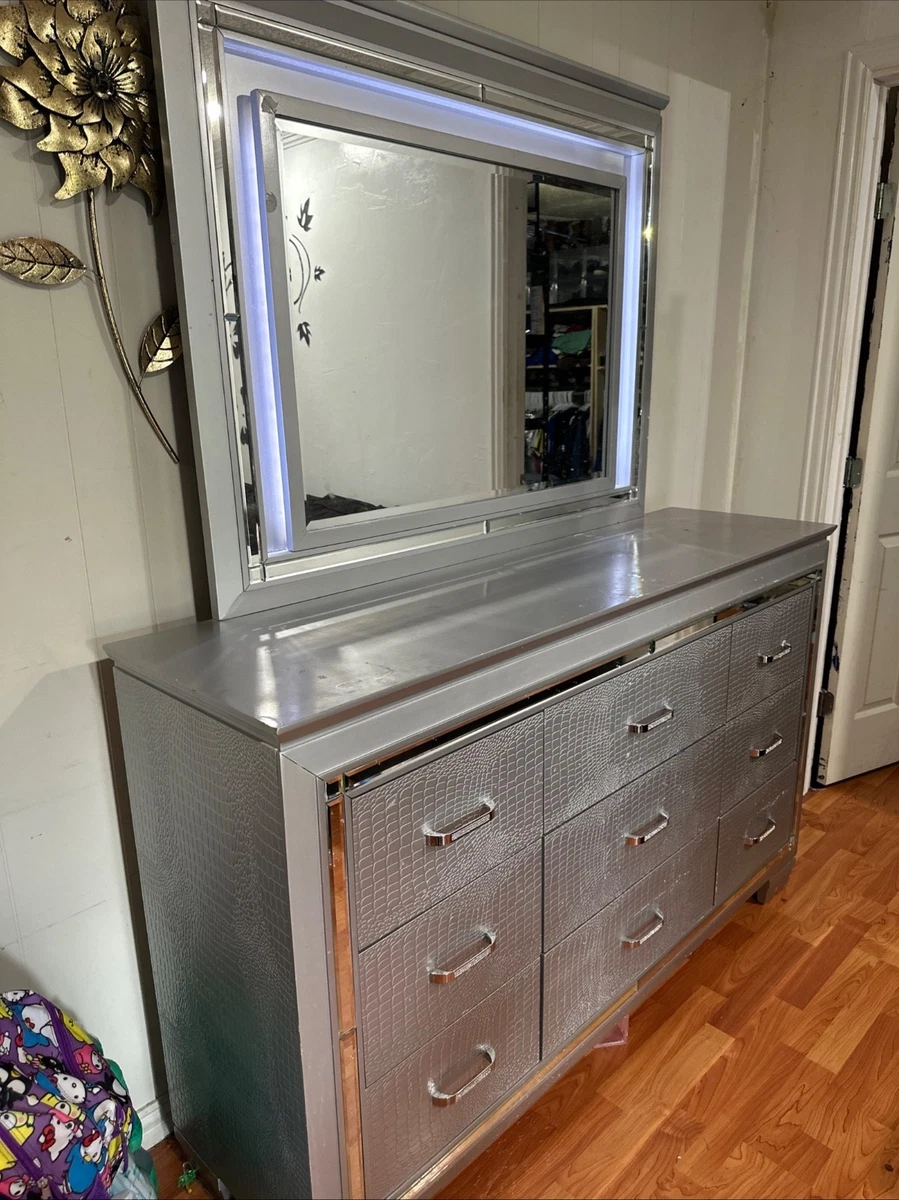 Silver Dresser Bedroom Dressers & Chests of Drawers for sale - eBay