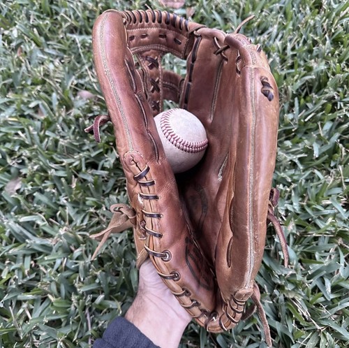Nokona AMG-400 Baseball Softball Glove Right Hand Throw 14” USA Made 🇺🇸 - 第 8/12 張圖片