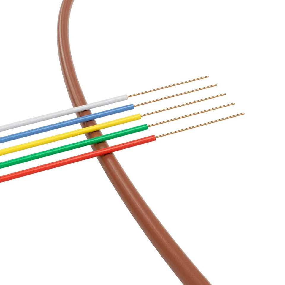 Thermostat Wire 18/5, 200 FT, Solid Copper, 18 Gauge, 5 Conductor, Residentia... - Image 2 of 4