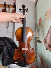 New 4/4 violin Stradi model European flamed maple back spruce top hand carved A2