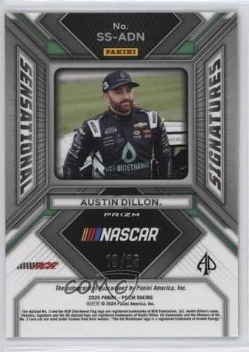 2024 Panini Prizm Sensational Signatures Mojo /25 Austin Dillon #SS-ADN Auto - Picture 2 of 3