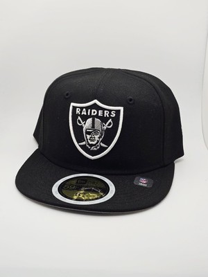 New Era Las Vegas Raiders Youth 59FIFTY Fitted Black Hat Cap Sz 6 3/8