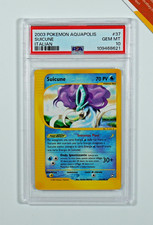 Pokemon PSA 10 Suicune #37 Aquapolis 2003 Italian on eBay