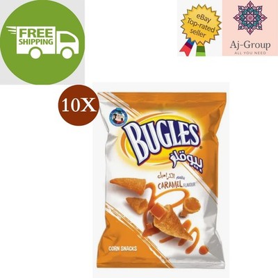 10 Pack X Mr. Chips Bugles Caramel Flavor Chips, 30g  FREE SHIPPING 