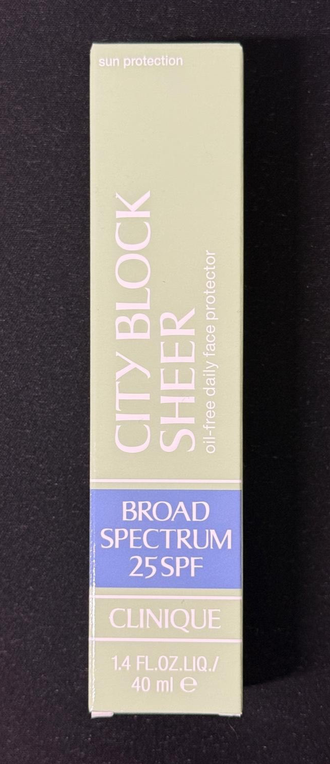 Clinique City Block Sheer SPF 25 Sunscreen 1.4 oz New Sealed-image