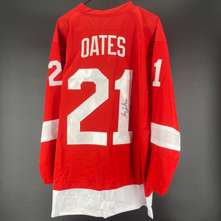 Adam Oates JSA Autographed Jersey #21 Detroit Red Wings WP897734 Red XL NHL