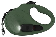 TUG Oval 360  Tangle-Free Retractable Dog Leash  Flashlight Included  Int