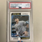 2023 Topps Heritage - Image Variation Aaron Judge #152 Psa 10