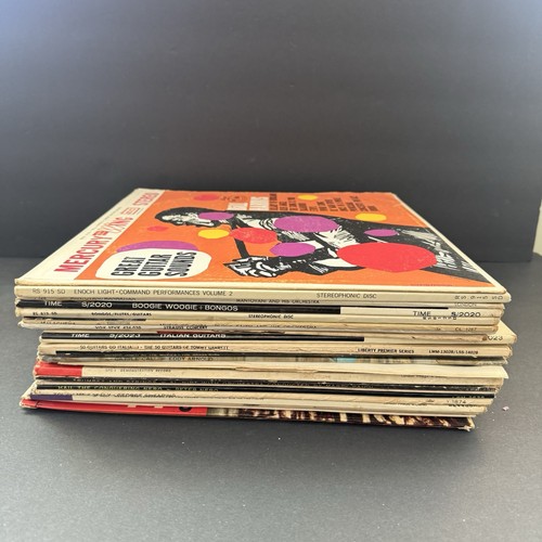 Stack Of 20 Vintage Vinyl Records Various Titles Untested - Image 1