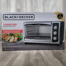 BLACK+DECKER TO1675B 6-Slice Bread Or 9" Pizza Convection Oven Counter Top