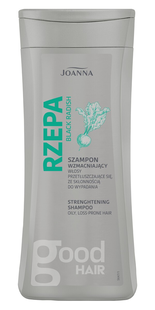 Joanna Black Radish Strengthening Shampoo Oily Falling Hair 200ml