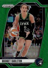 2024 Panini Prizm WNBA Bridget Carleton #138 Green Prizms Minnesota Lynx 31L