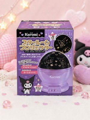 Kuromi 4pc Prize Set Star Room Projector LED Light Plush Sanrio Japan New
