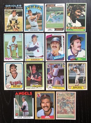 1971 Topps Bobby Grich Rookie  + 15 lot Orioles Angels No Duplicates  