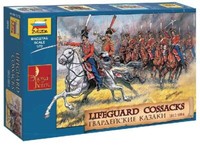 Zvezda Guard Cossack 1812-14 1:72 Figuren Modellbausatz Kunststoff