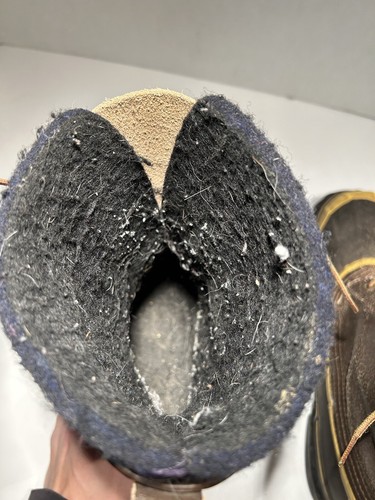 Stivali invernali LaCrosse isolati marroni punta acciaio gambo 9 mm feltro - uomo taglia 11 - Foto 18 di 23