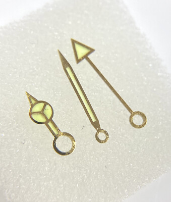 Genuine Rolex Gold GMT-Master RELUMED Hands Reference