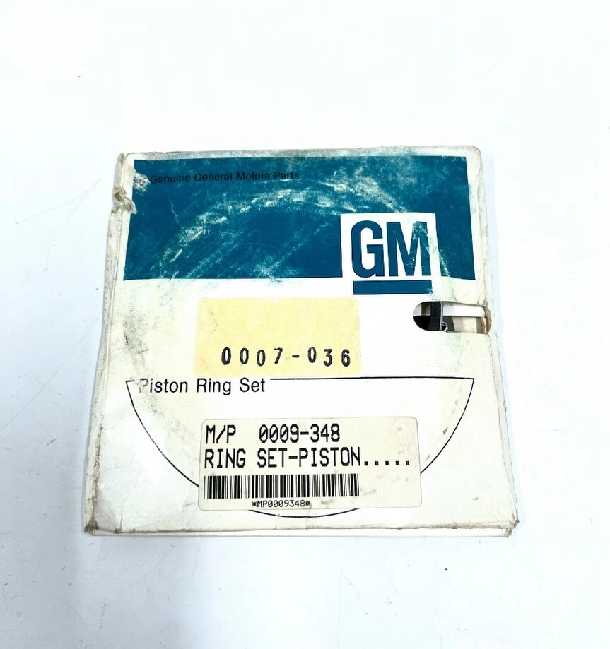 GM 0009-348, Piston Ring Set, OEM - Image 2 of 2