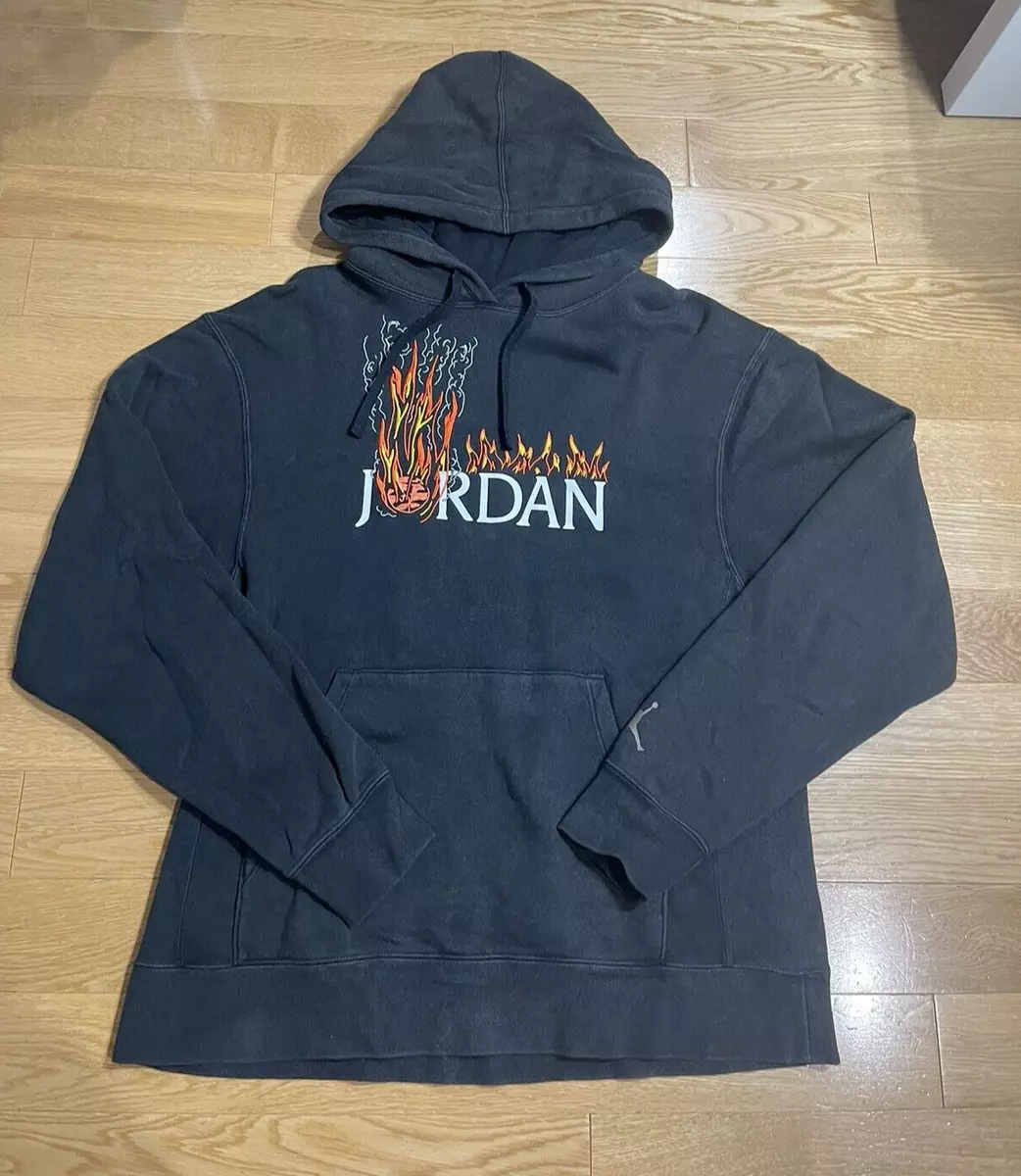 Jordan x Cactus Jack Travis Scott MJ Fleece Hoodie black Size Medium