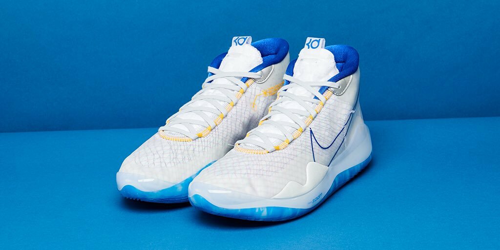 NIKE ZOOM KD12 XII DURANT Warriors Home White Game Royal