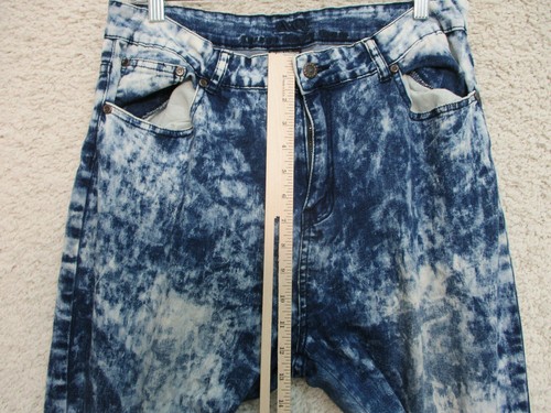 AQ American Quality Jeans 18 Girls Youth Size Blue Denim Scid Wash Tapered Teens - Picture 5 of 12
