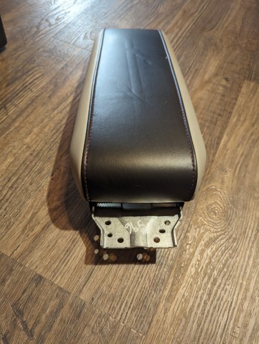 GRAY & BLACK OEM Center Console Lid Armrest 2010-2015 Chevy Equinox GMC Terrain - Picture 5 of 5