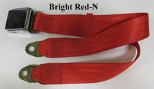 Seat Belt 2 Point Replacement 60 In Non Retractable Lap Seat Belt For 1950-68 Gm