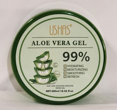 Ushas AloeVera Soothing Moisture Repair Gel-Hydrate, Moisturize, Smooth, Refresh