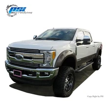 Extension Style Fender Flares Fits Ford F-250, F-350 Super Duty 17-22 Paintable