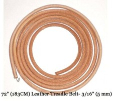 2 Pcs. 72" Leather Belt Singer Treadle Sewing Machine - 3/16" 5mm 
