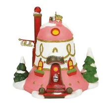 Dept 56 BELLE'S ORNAMENT HOUSE North Pole Village 6014684 BRAND NEW