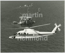Sikorsky S-76 Spirit Hubschrauber großes Original Foto, CX030