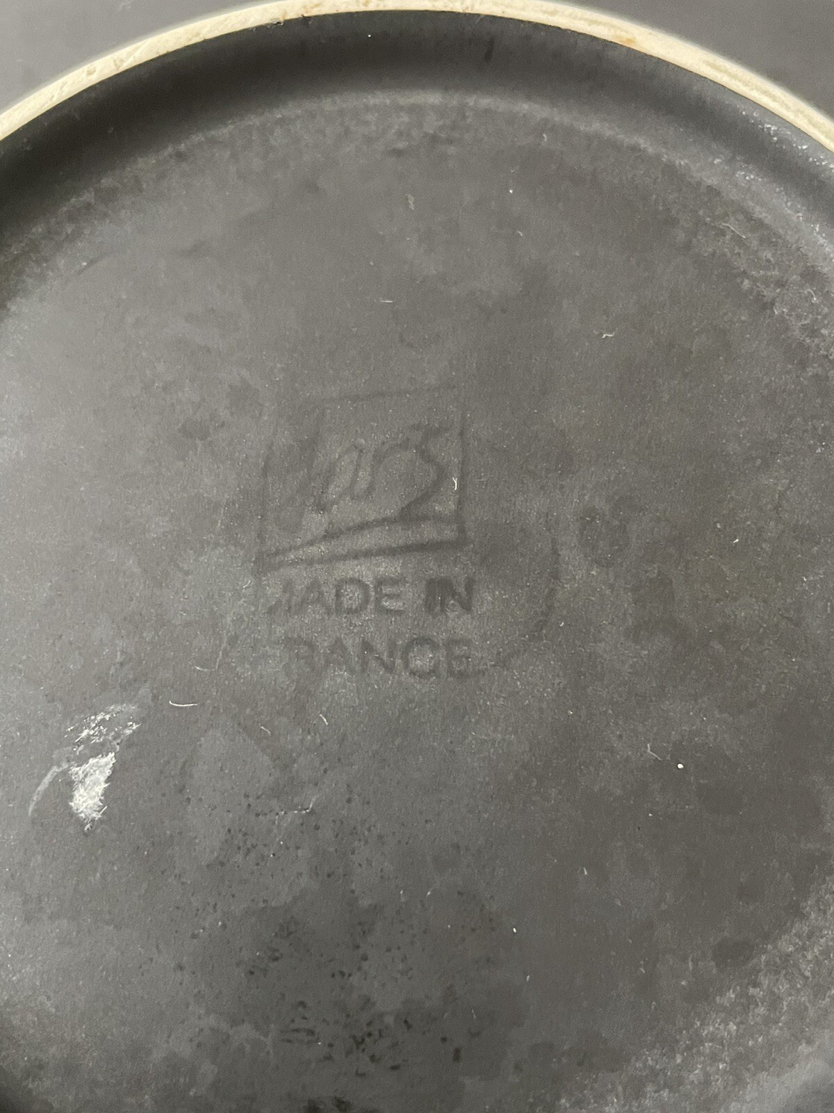 Jars France Tourron Gris Ecorce Dinner Plate Crate and Barrel 10" eBay