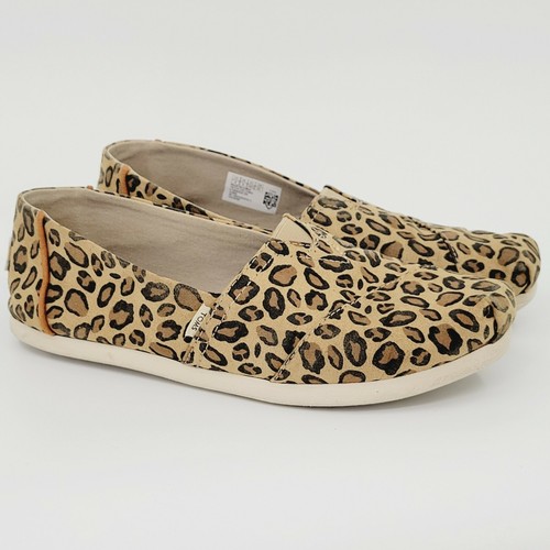toms leopard print canvas