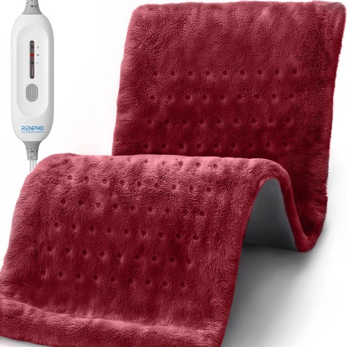 Electric Heating Pad for Back Pain Cramps Arthritis Relief Dry Heat Therapy Gift - Picture 2 of 22