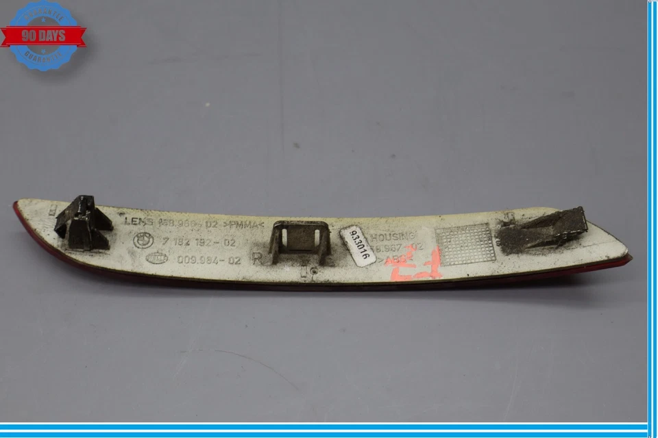 09-15 BMW 740i 740Li 750i parachoques trasero derecho pasajero marcador reflector OEM Foto 4 de 4