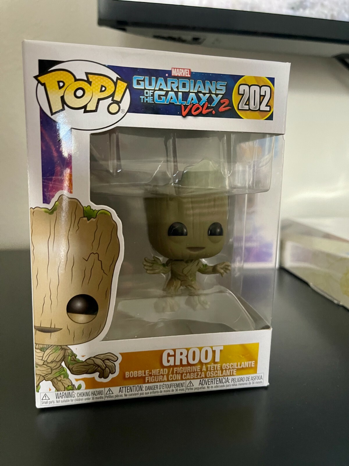 Funko POP 202 Guardians of The Galaxy V2 Baby Groot Vinyl Fi