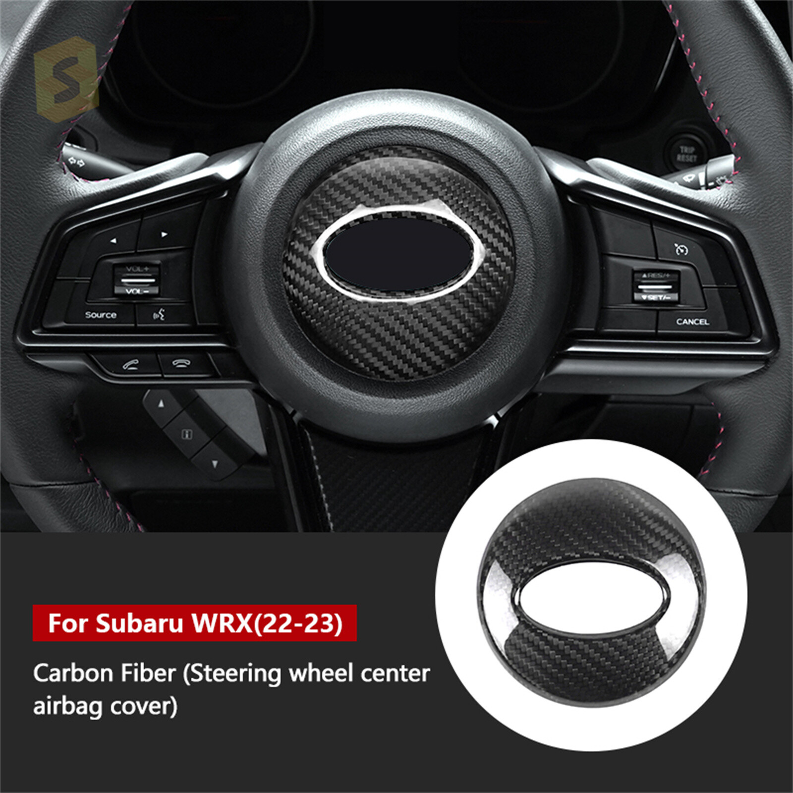 2022-2024 Subaru WRX Steering Wheel Center Panel Cover Trim