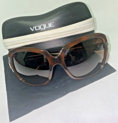 Ladies “VOGUE” Sunglasses in Original Case Vogue Eyeglass Cases & Storage for sale | eBay main image 2